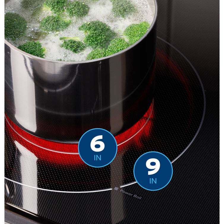 White 30" Free-Standing Electric Range with Self-Cleaning