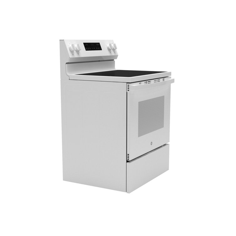 White 30" Free-Standing Self-Cleaning Electric Range