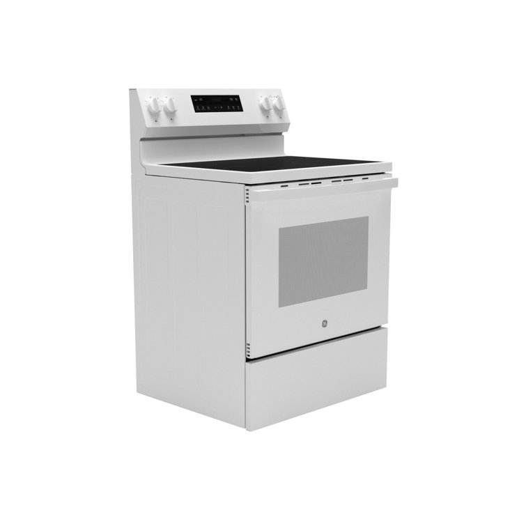 White 30" Free-Standing Self-Cleaning Electric Range