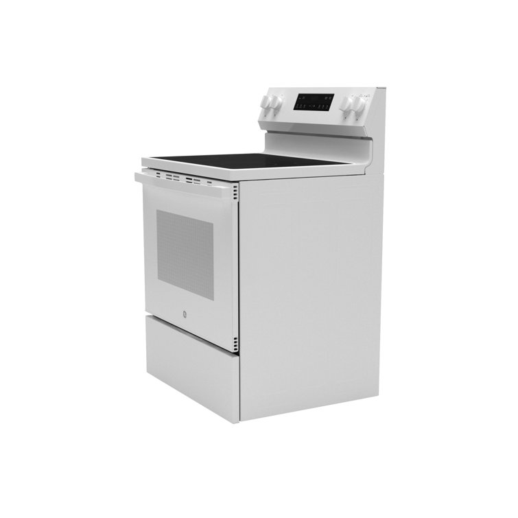 White 30" Free-Standing Self-Cleaning Electric Range