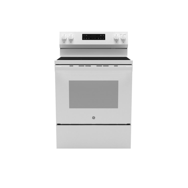 White 30" Free-Standing Self-Cleaning Electric Range