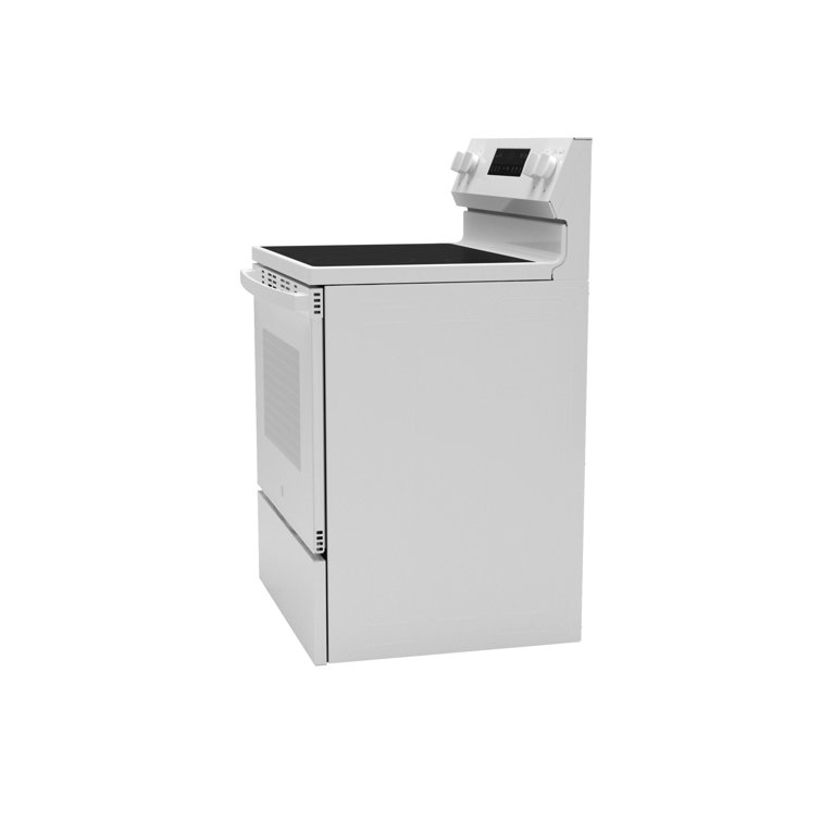 White 30" Free-Standing Self-Cleaning Electric Range
