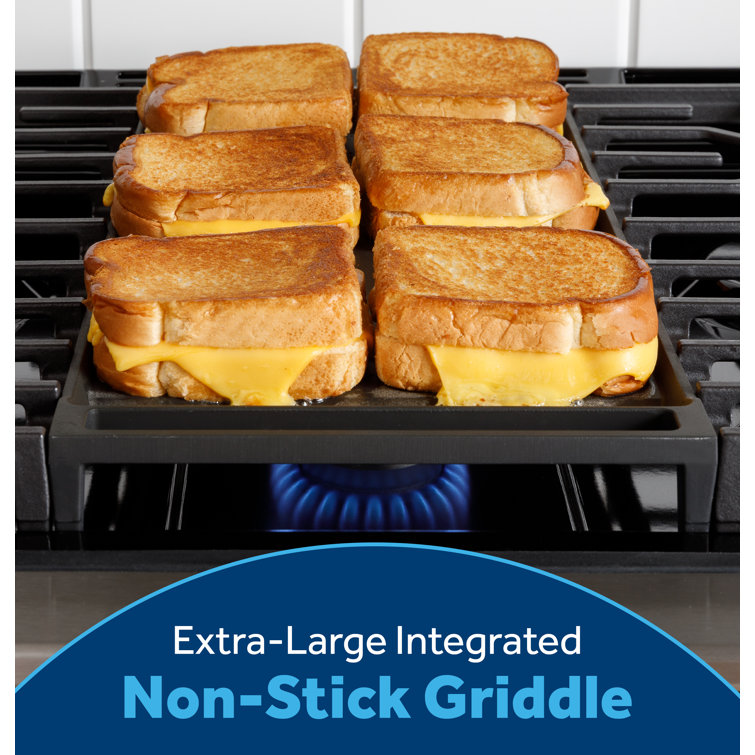 GE 30" Stainless Steel Free-Standing Gas Range with Griddle