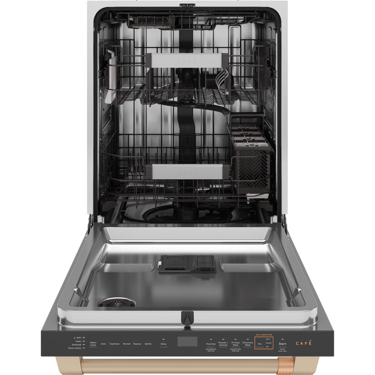 Matte White Smart Stainless Steel Built-In Dishwasher