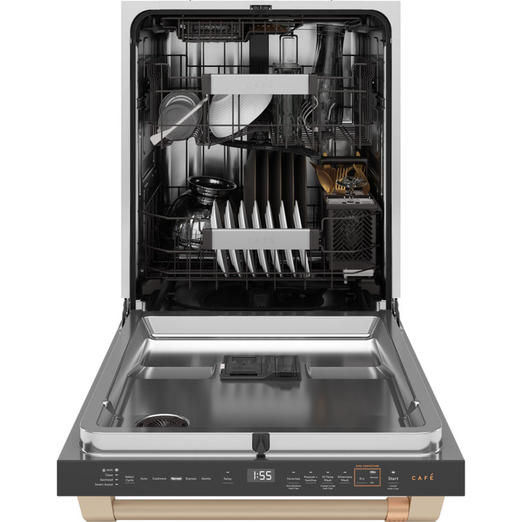 Matte White Smart Stainless Steel Built-In Dishwasher