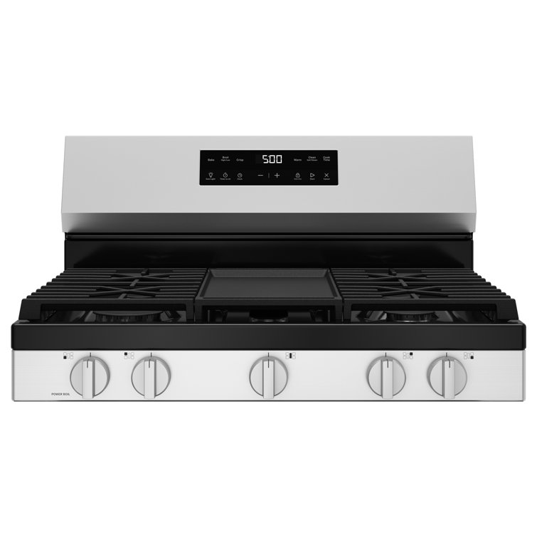 GE 30" Stainless Steel Free-Standing Gas Range with Griddle
