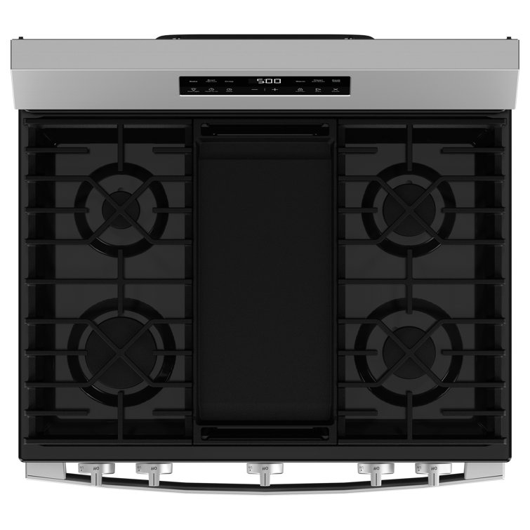 GE 30" Stainless Steel Free-Standing Gas Range with Griddle