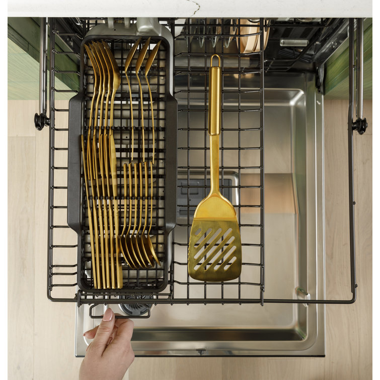 Matte White Smart Stainless Steel Built-In Dishwasher