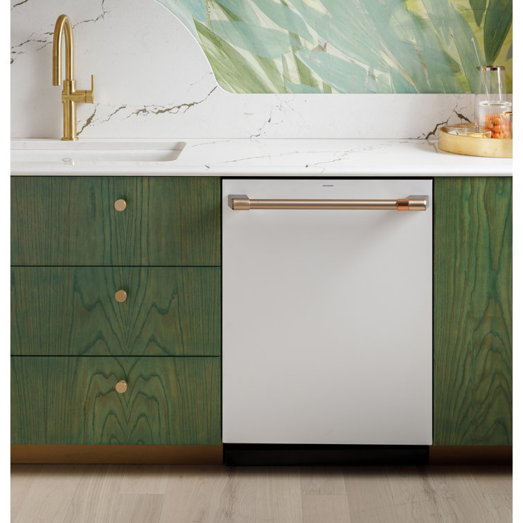 Matte White Smart Stainless Steel Built-In Dishwasher
