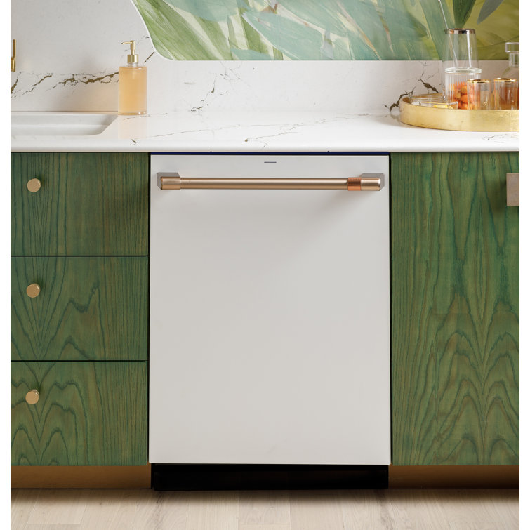 Matte White Smart Stainless Steel Built-In Dishwasher