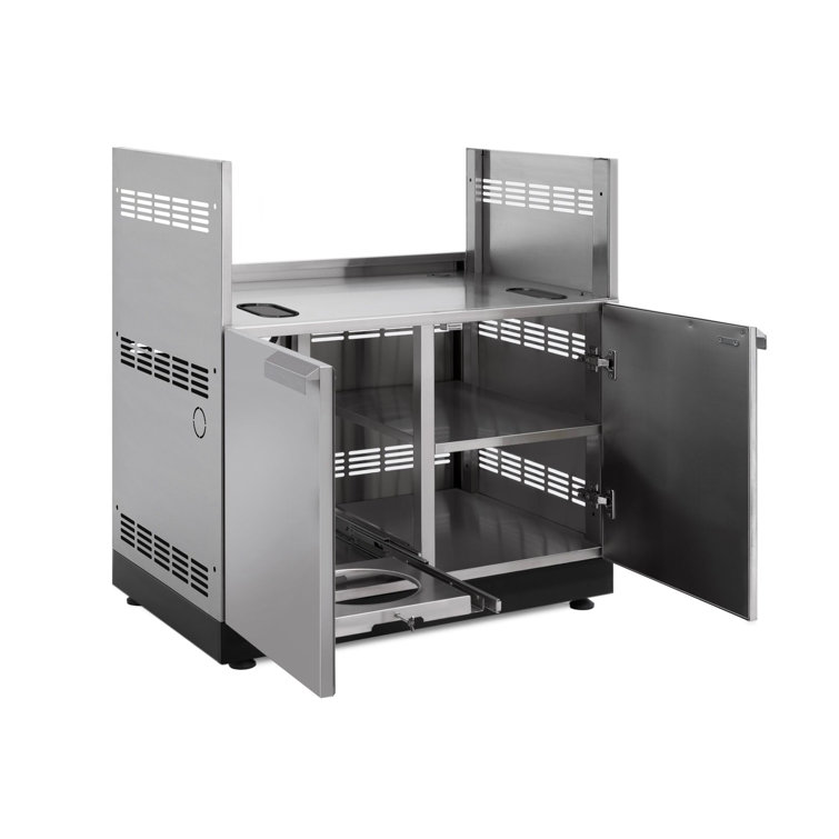 Stainless Steel 33-Inch Outdoor Kitchen Grill Cabinet