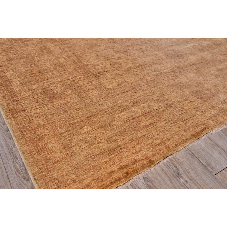 Hand-Knotted Ziegler 11'9" x 17' Wool Area Rug
