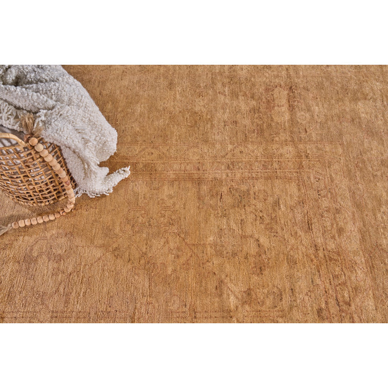 Hand-Knotted Ziegler 11'9" x 17' Wool Area Rug