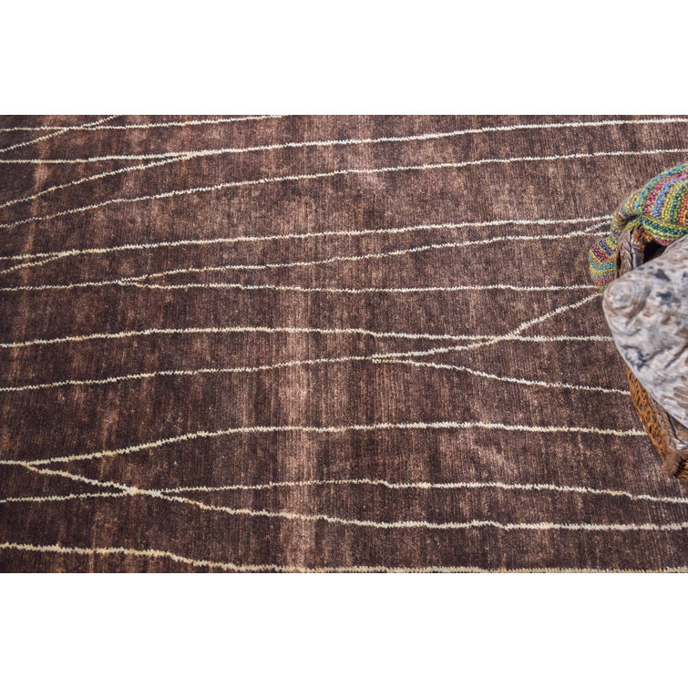 Metro One-of-a-Kind 9' x 12' Hand-knotted Wool and Silk Rug