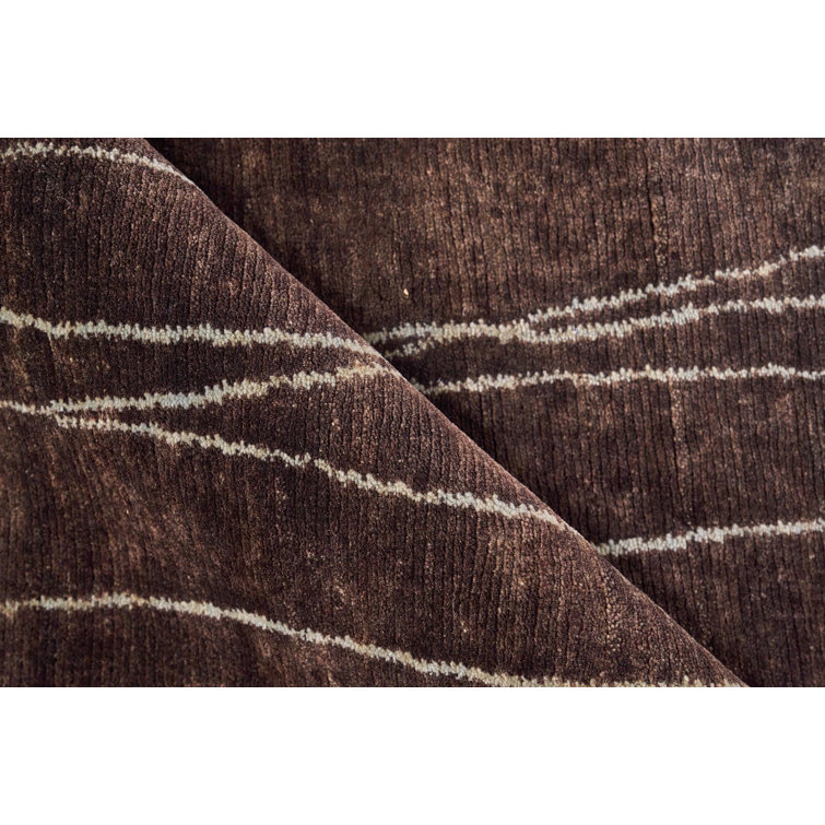 Metro One-of-a-Kind 9' x 12' Hand-knotted Wool and Silk Rug