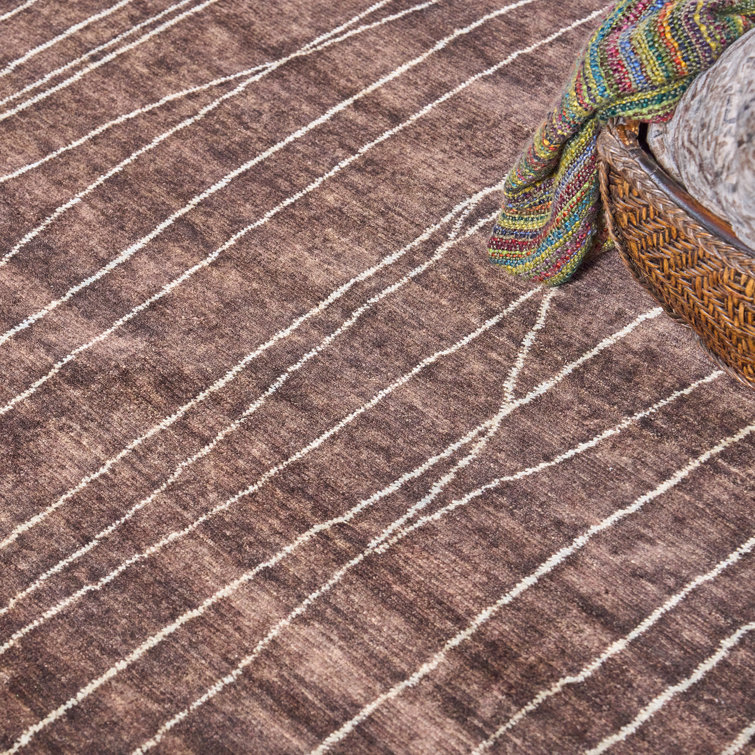 Metro One-of-a-Kind 9' x 12' Hand-knotted Wool and Silk Rug