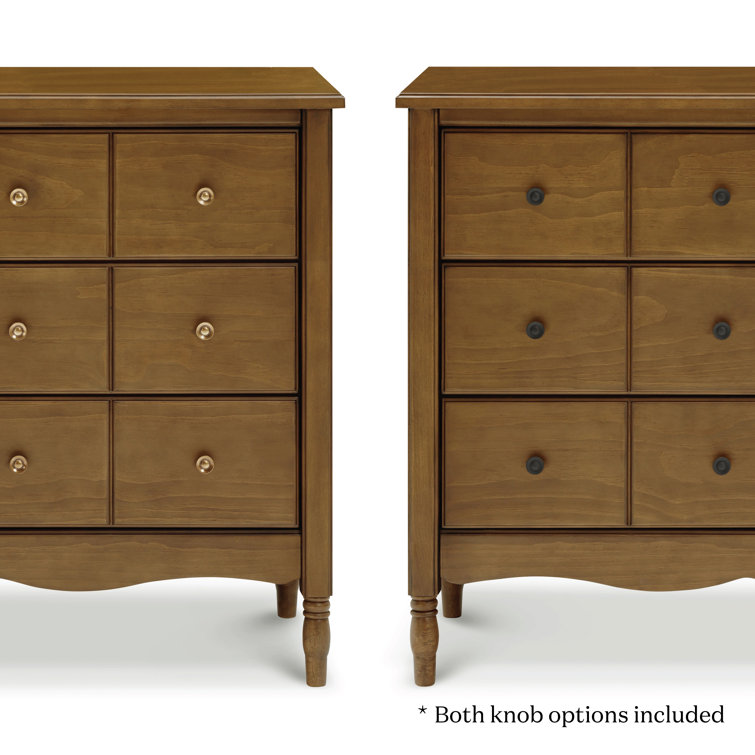 Liberty Natural Walnut Double Dresser with 6 Drawers