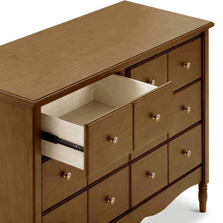 Liberty Natural Walnut Double Dresser with 6 Drawers