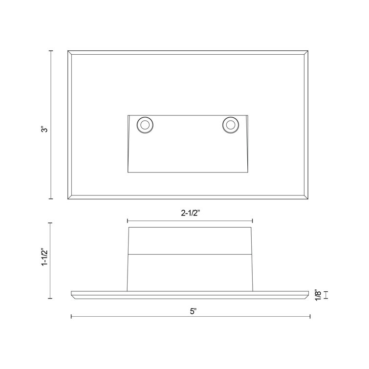 Sonic White Metal Integrated LED Step Light