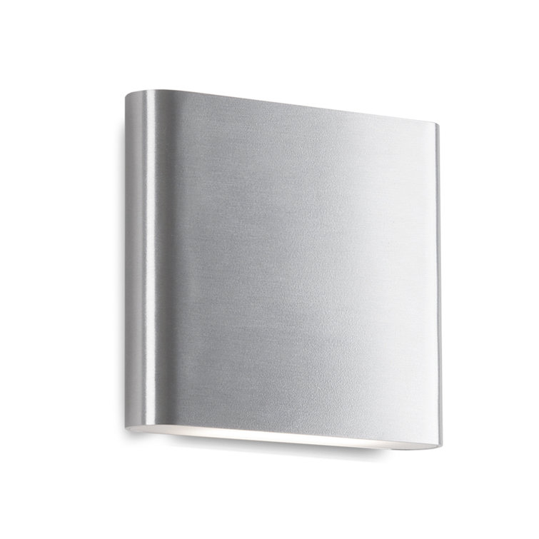 Sleek Brushed Nickel LED Wall Sconce 5.5" H x 6.13" W