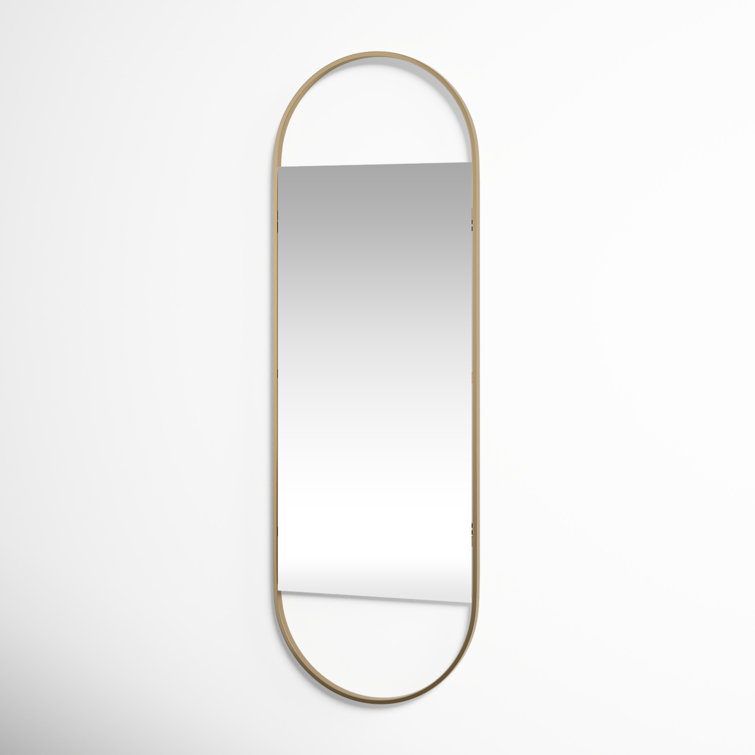Gold Capsule Full Length Iron Wall Mirror