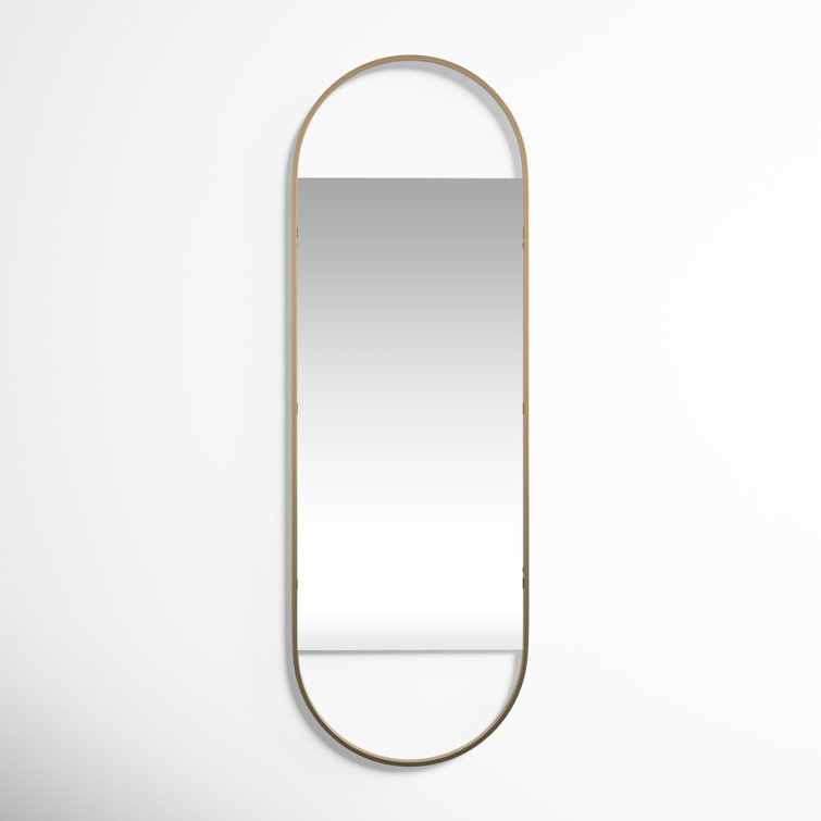 Gold Capsule Full Length Iron Wall Mirror