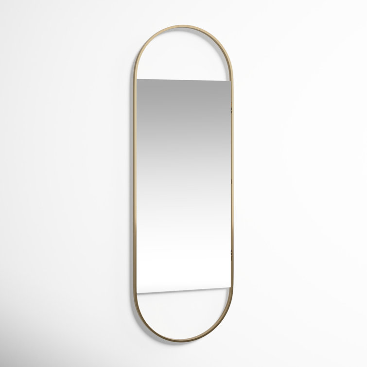 Gold Capsule Full Length Iron Wall Mirror