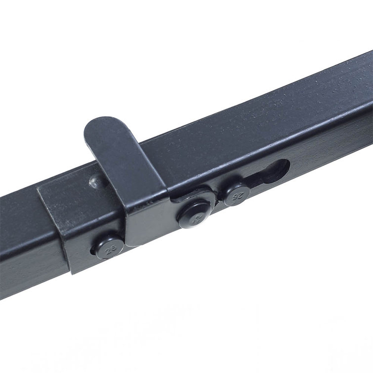 King Size Metal Lev-R-Lock Adjustable Bed Frame with Headboard