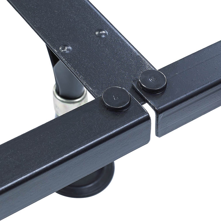 King Size Metal Lev-R-Lock Adjustable Bed Frame with Headboard