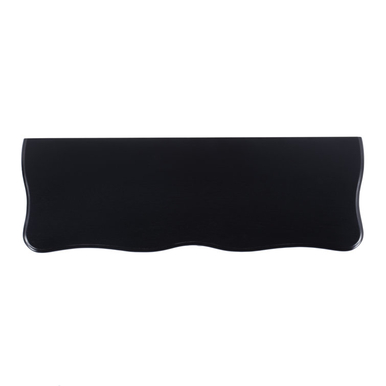 Black Traditional Accent Cabinet with Adjustable Shelving
