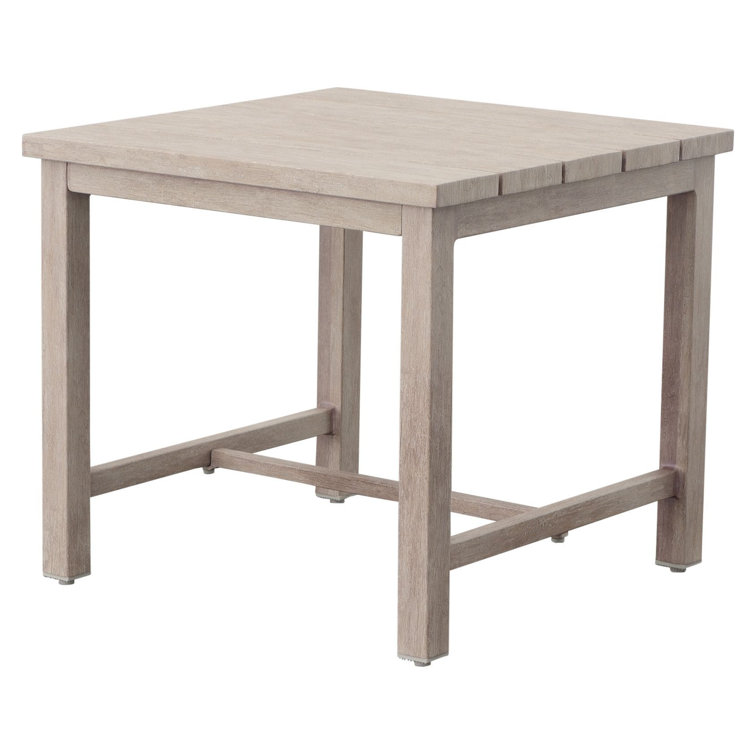 Tetra 22'' White Metal Outdoor Side Table