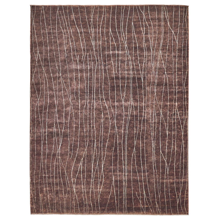 Metro One-of-a-Kind 9' x 12' Hand-knotted Wool and Silk Rug