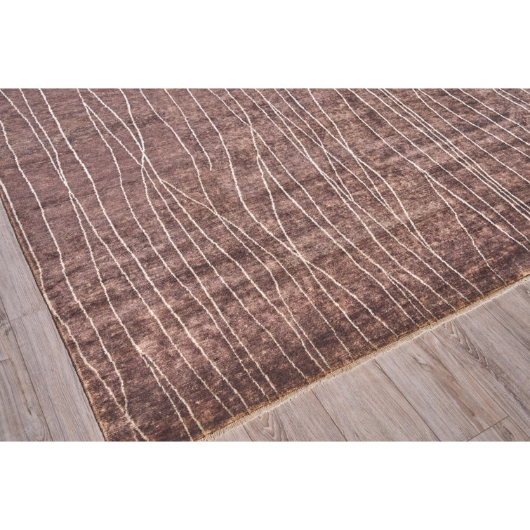 Metro One-of-a-Kind 9' x 12' Hand-knotted Wool and Silk Rug