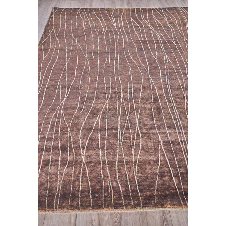 Metro One-of-a-Kind 9' x 12' Hand-knotted Wool and Silk Rug
