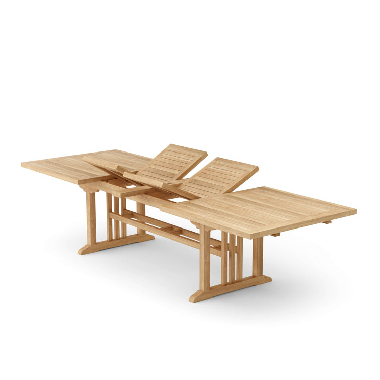 Sahara 126" Rectangular Teak Outdoor Extension Table