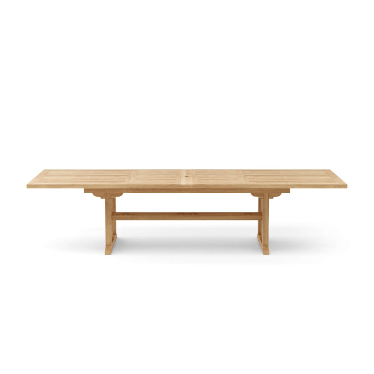Sahara 126" Rectangular Teak Outdoor Extension Table
