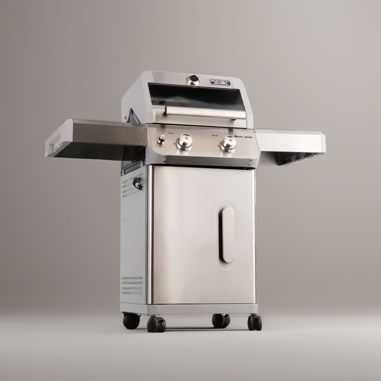 Mesa 2-Burner Stainless Steel Propane Gas Grill with LED Controls