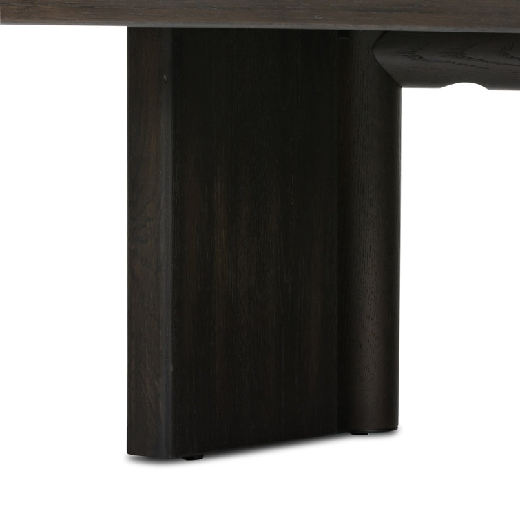 Huxley Smoked Black Veneer Rectangular Coffee Table with Storage