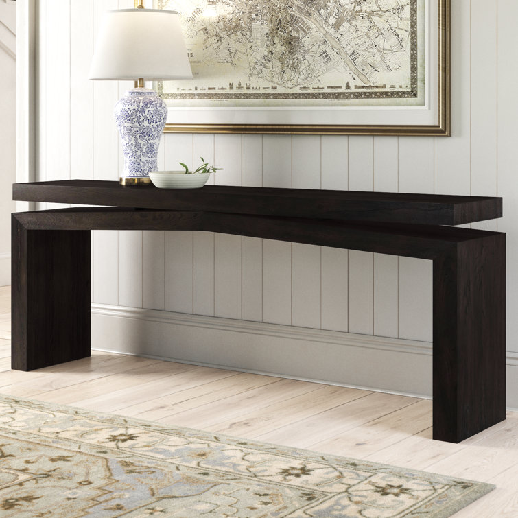 Sierra Rustic Natural Reclaimed Wood Console Table with Storage