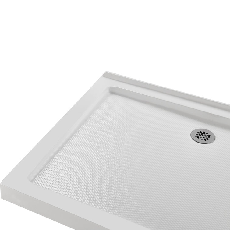 48'' x 36'' Glossy White Acrylic Rectangular Shower Base