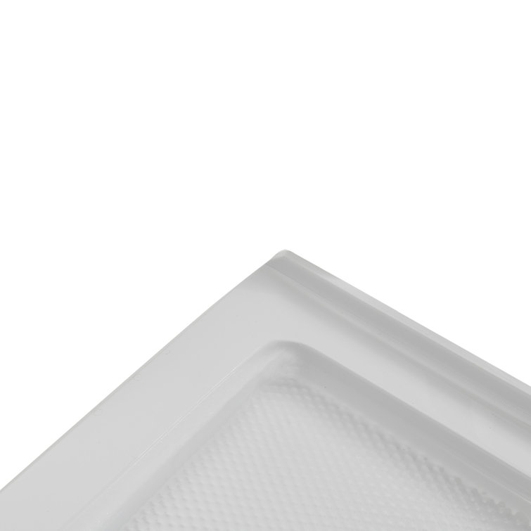 48'' x 36'' Glossy White Acrylic Rectangular Shower Base