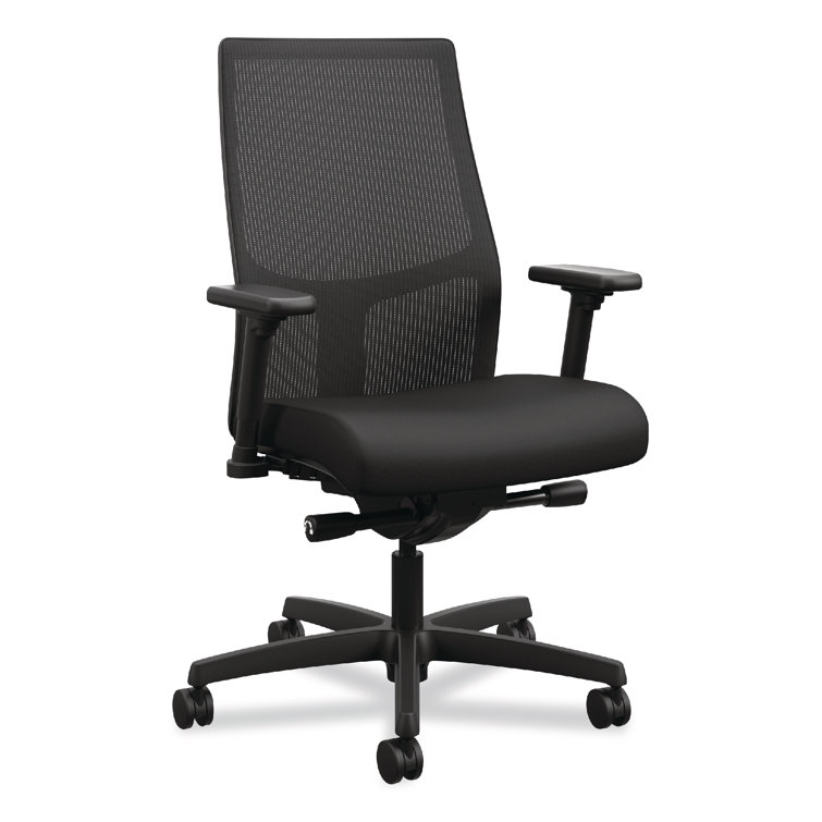 Black Mesh Adjustable Swivel Task Office Chair