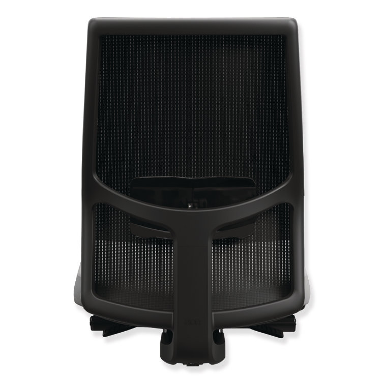 Adjustable Ignition 2.0 Mid-Back Black Mesh Task Chair with Swivel