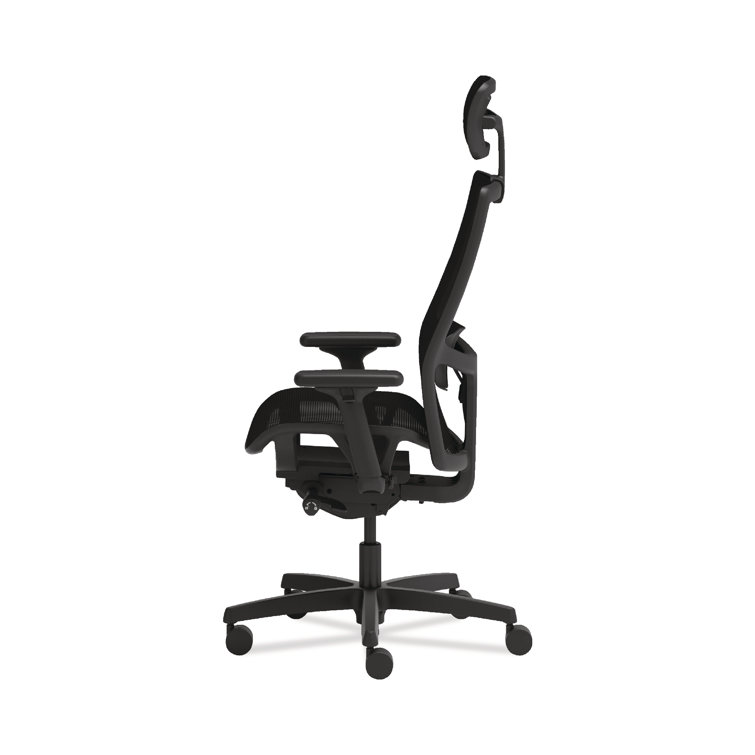 Advanced Synchro-Tilt Mesh Task Chair with Adjustable Lumbar Support, Black