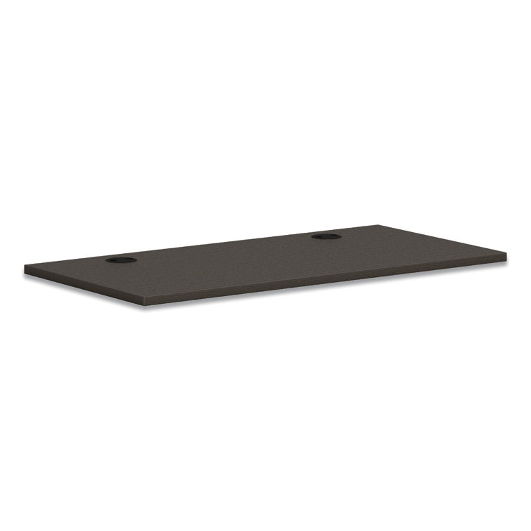 Mod Slate Teak 48"x24" Rectangular Worksurface Desk