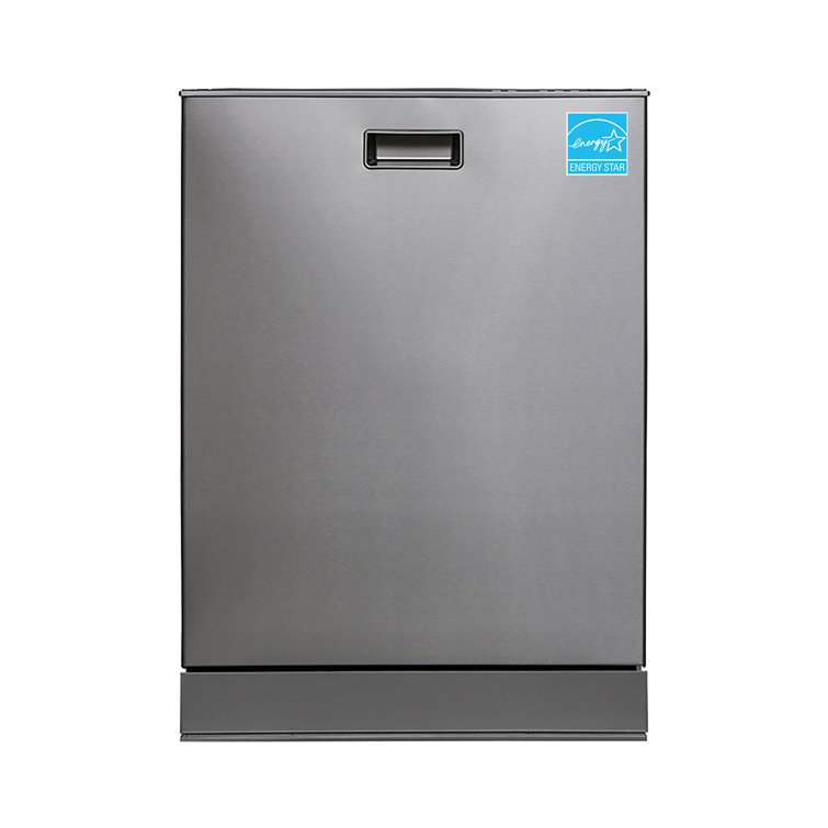 24" Stainless Steel Top Control Built-In Dishwasher with Third Rack