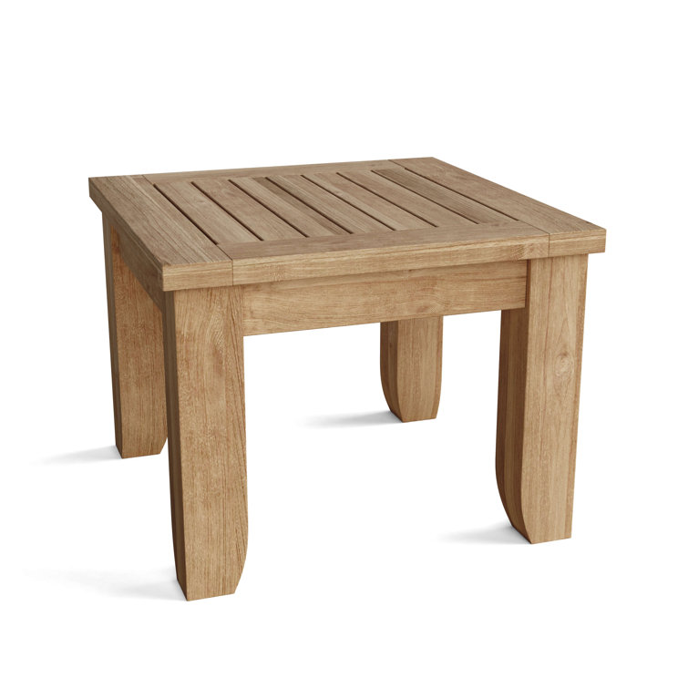 Riviera 5-Piece Teak Outdoor Conversation Set with Gray Cushions