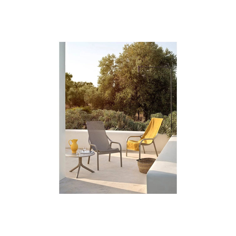 Agave Green Resin Adjustable Height Outdoor Table