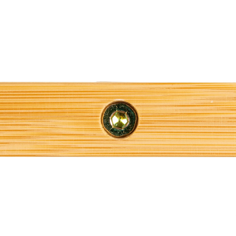 Natural Bamboo Freestanding Towel Rack with Shelf