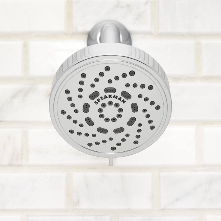 Echo Polished Chrome Multi-Function Wall Mounted Shower Head